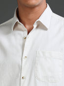 Men Dobby Solid Shirts
