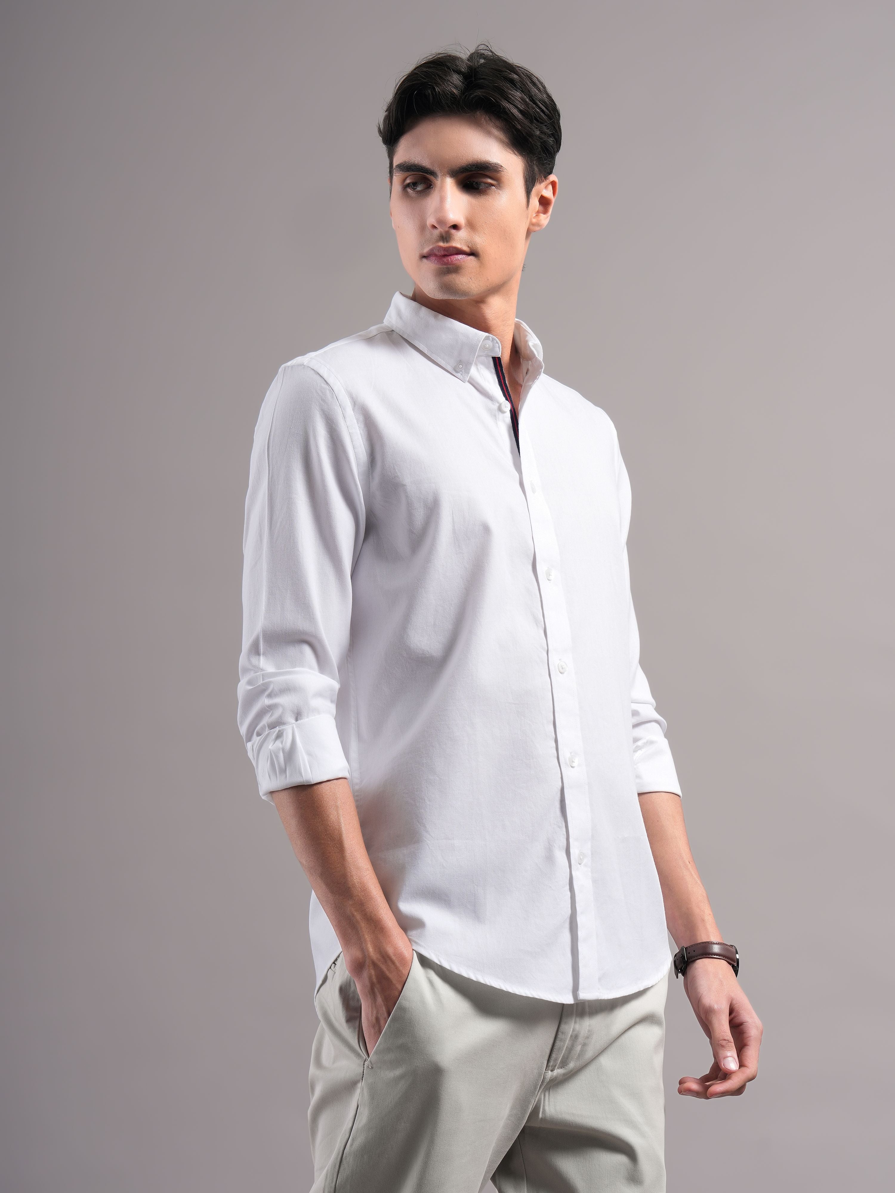 Men Smart Slim Fit Casual Shirt