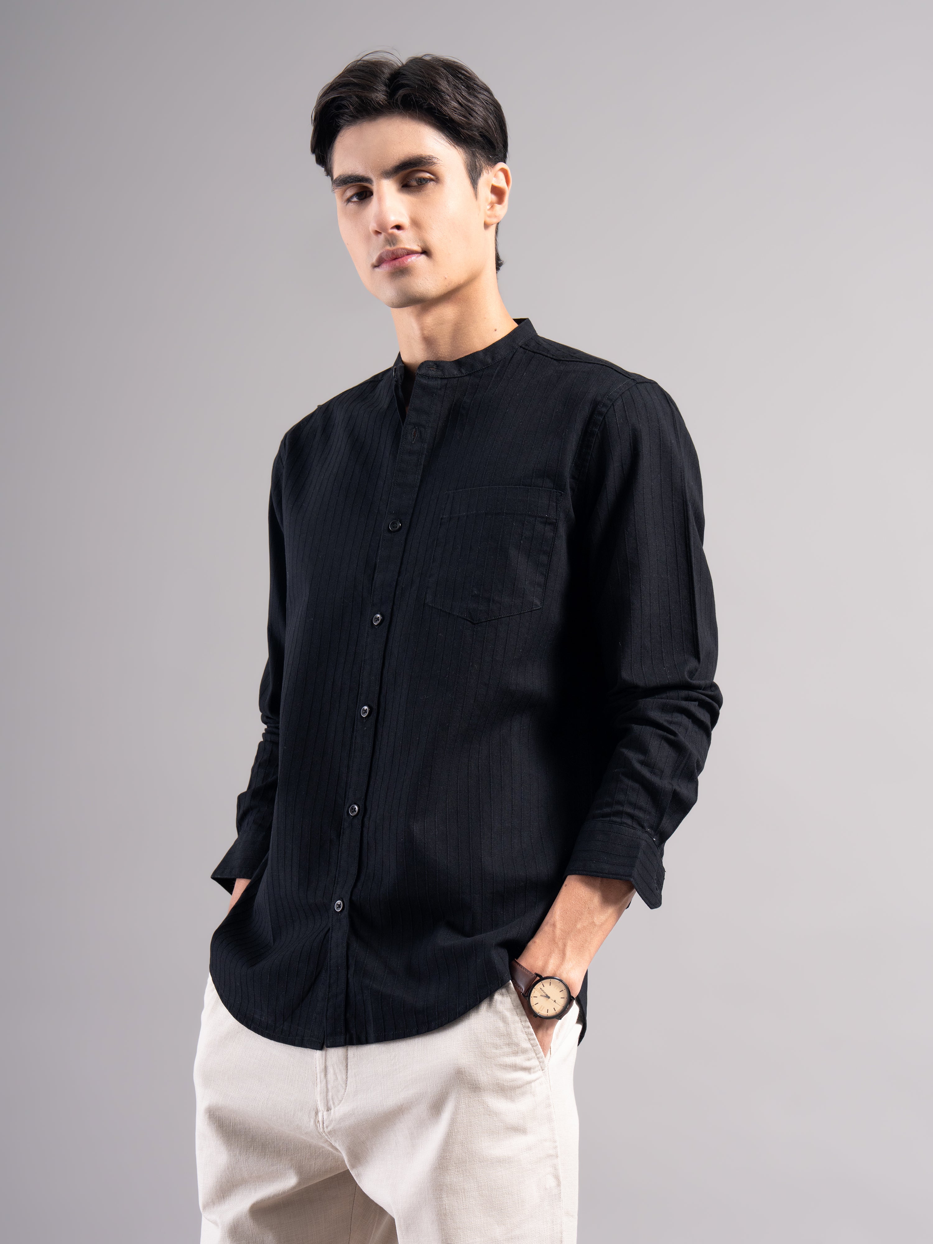 Men Smart Slim Fit Casual Shirt