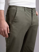 Men Slim Fit Low-Rise Chinos