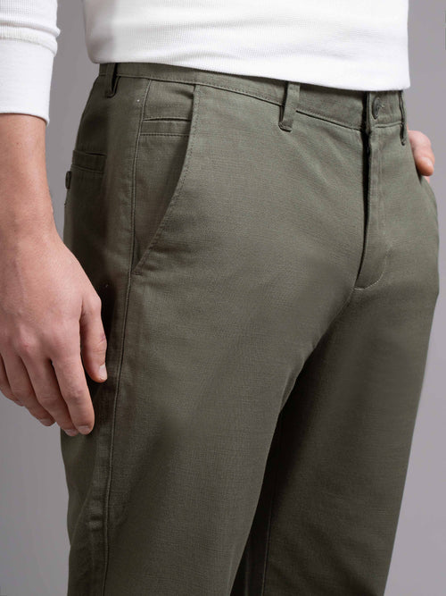Men Slim Fit Low-Rise Chinos