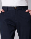 Slim Fit Flat-Front Trousers