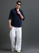 Men's Bird Eye Slim Fit  Dobby Shirt