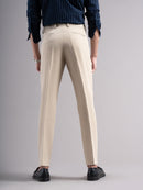 Men Low-Rise Relaxed Fit Stretchable Pleated Chinos