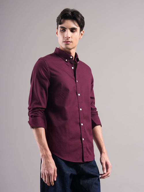 Men Smart Slim Fit Casual Shirt