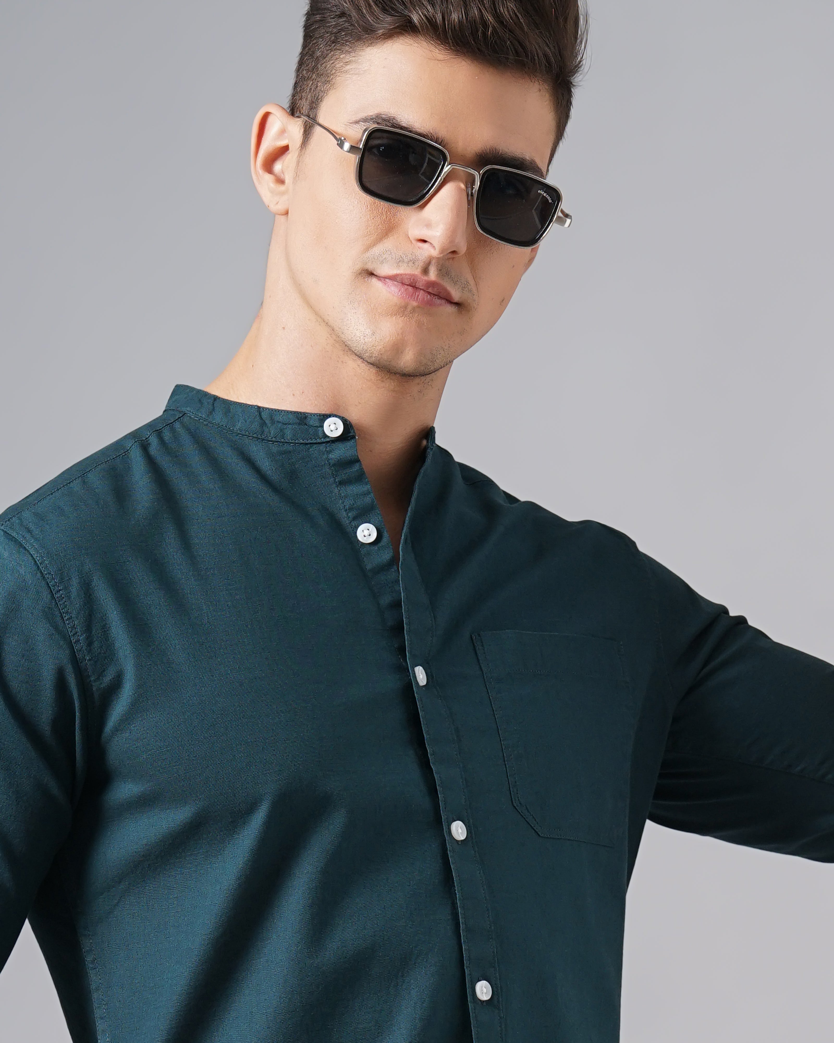 Men's Solid Casual Shirt