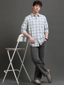 Men Smart Slim Fit Gingham Checks Checked Casual Shirt