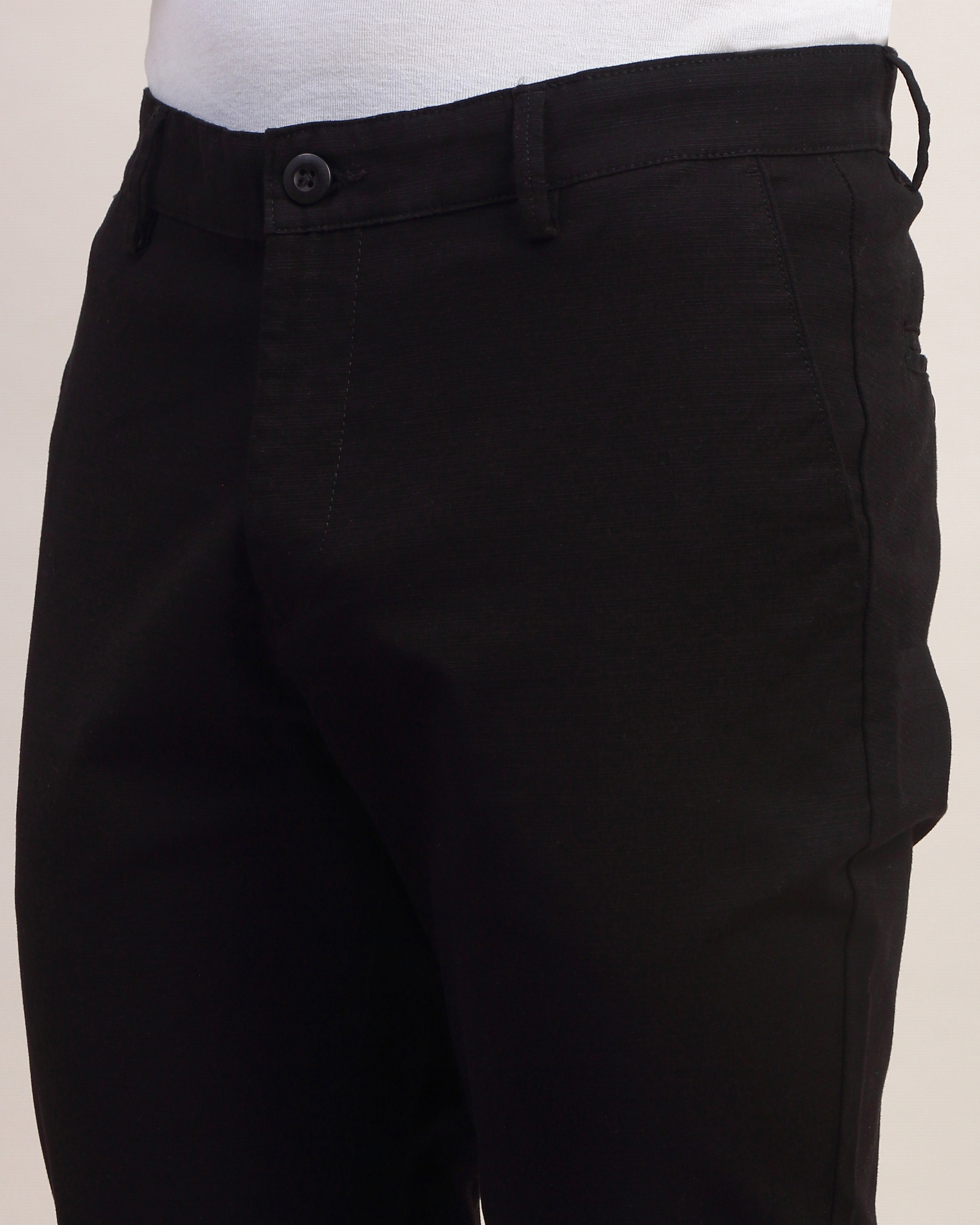 Men Comfort Slim Fit Low-Rise Chinos