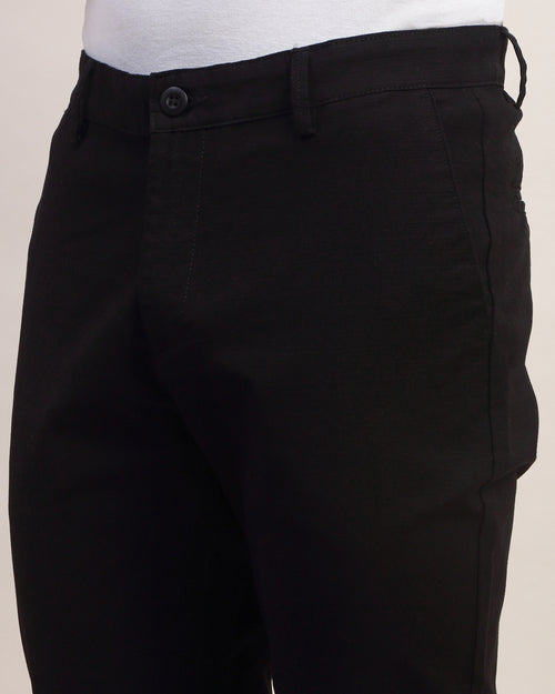 Men Comfort Slim Fit Low-Rise Chinos
