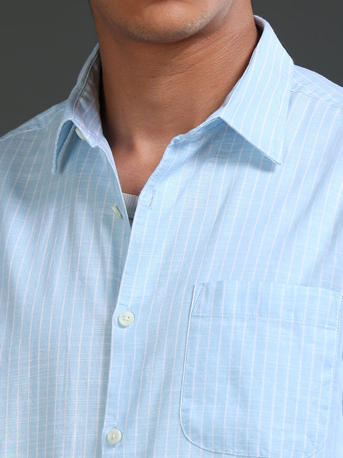 Men Stripes Shirts