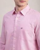 Men Slim Fit Oxford Cotton Casual Shirt