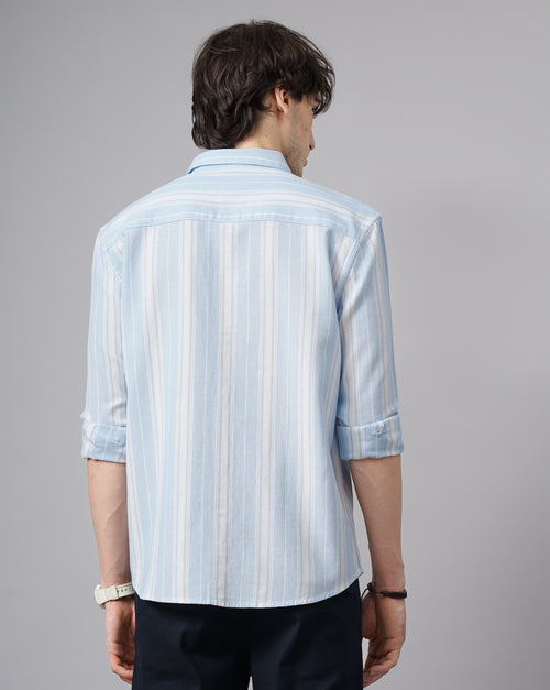 MEN'S REGULAR FIT STRIPES SHIRT