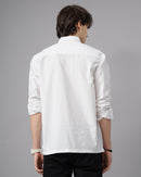 MEN'S SELF DESIGN REGULAR FIT SHIRT