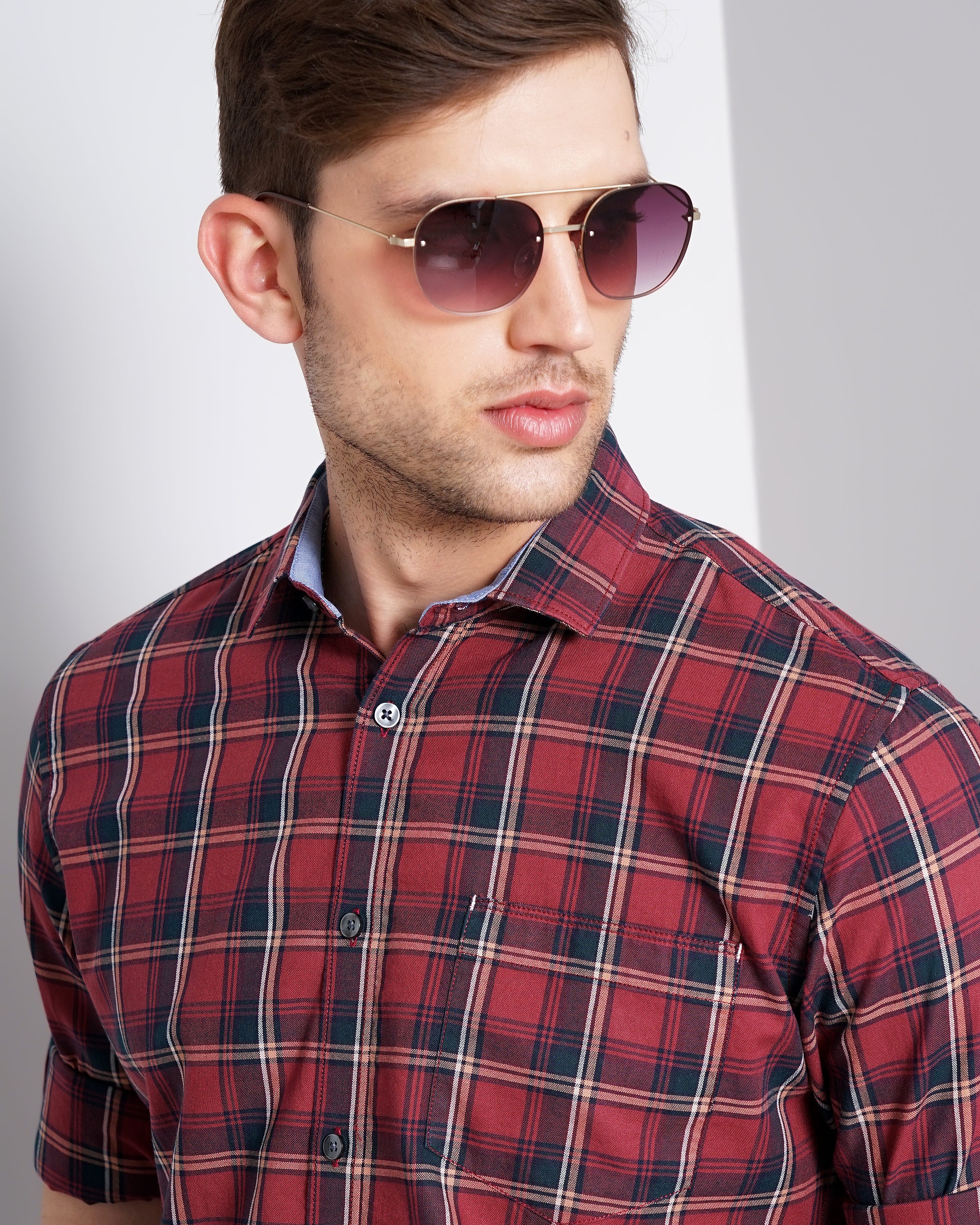 Men's Checks Shirt