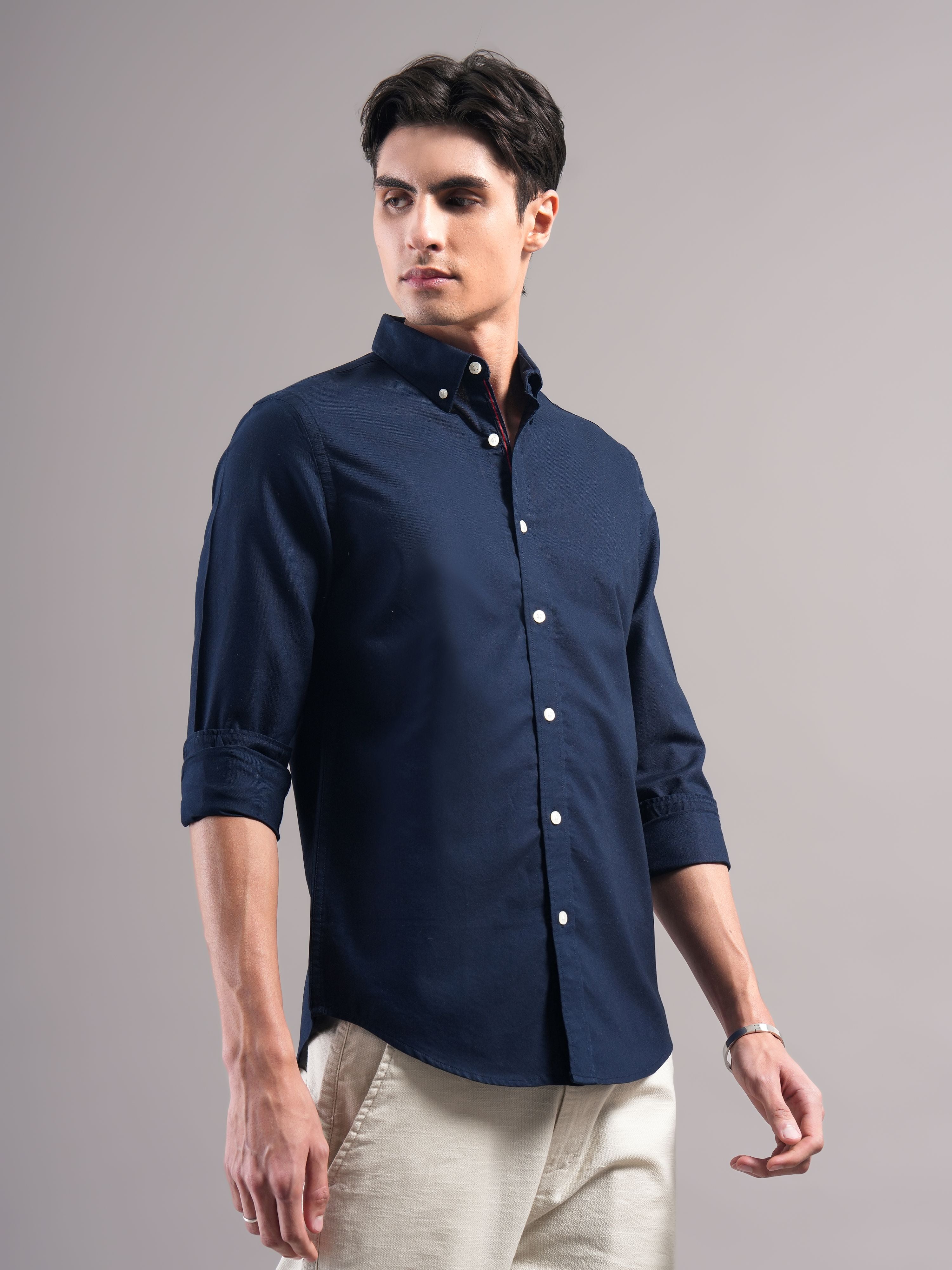 Men Smart Slim Fit Casual Shirt