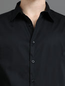 Men Satin Slim Fit Shirt