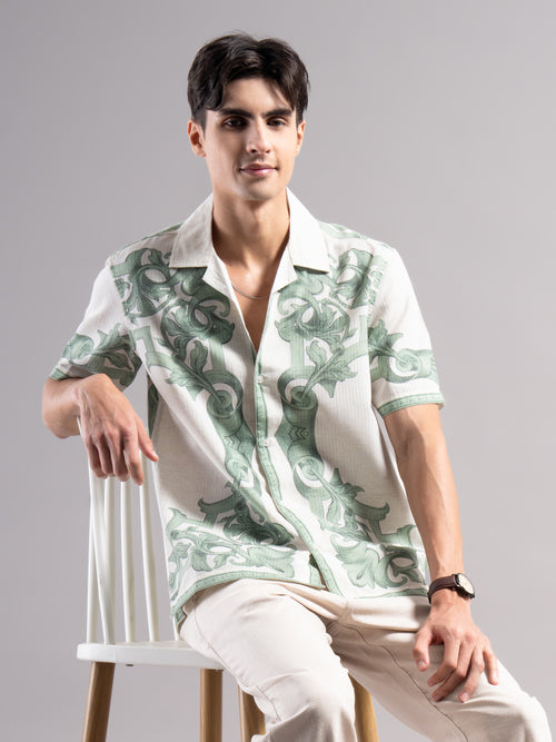 Men Smart Printed Casual Shirt