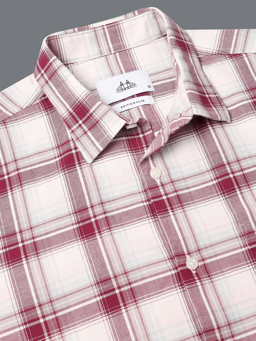 Men Premium Oxford Checks Shirt