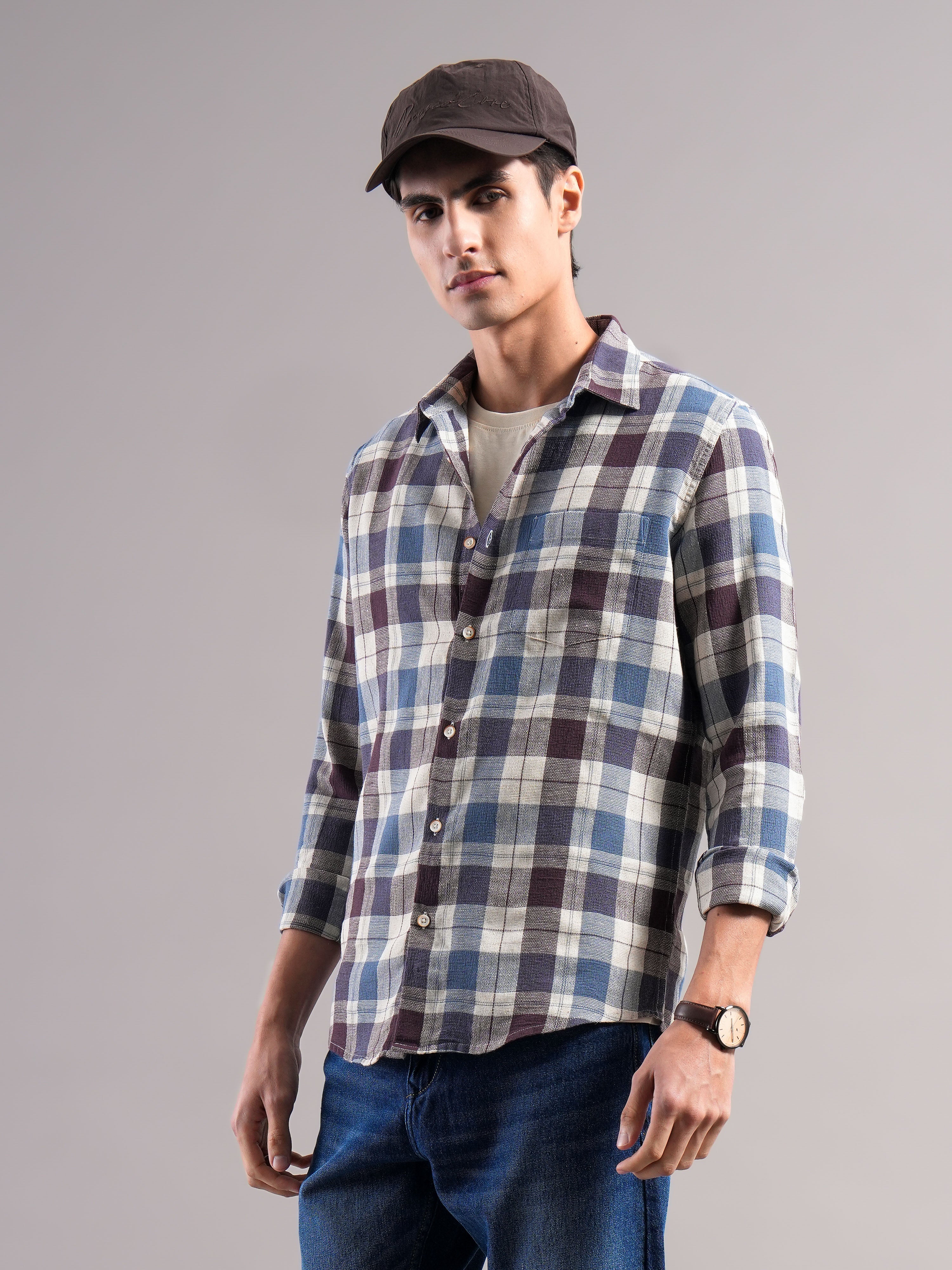 Men's Checks Shirt