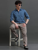 Men Smart Slim Fit Casual Shirt