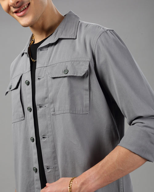MEN OVERSIZE SHACKET