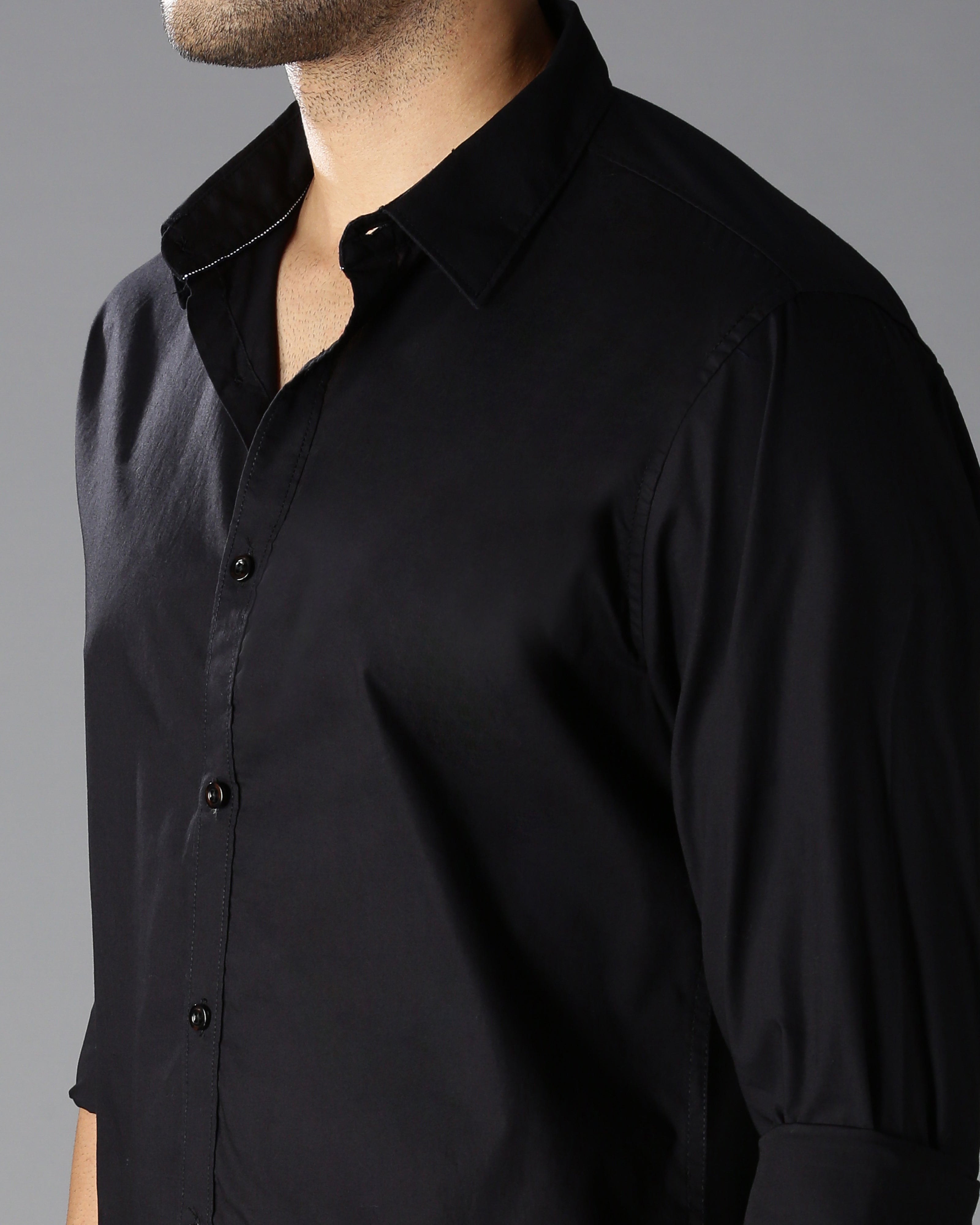 Men's Solid Casual Shirt
