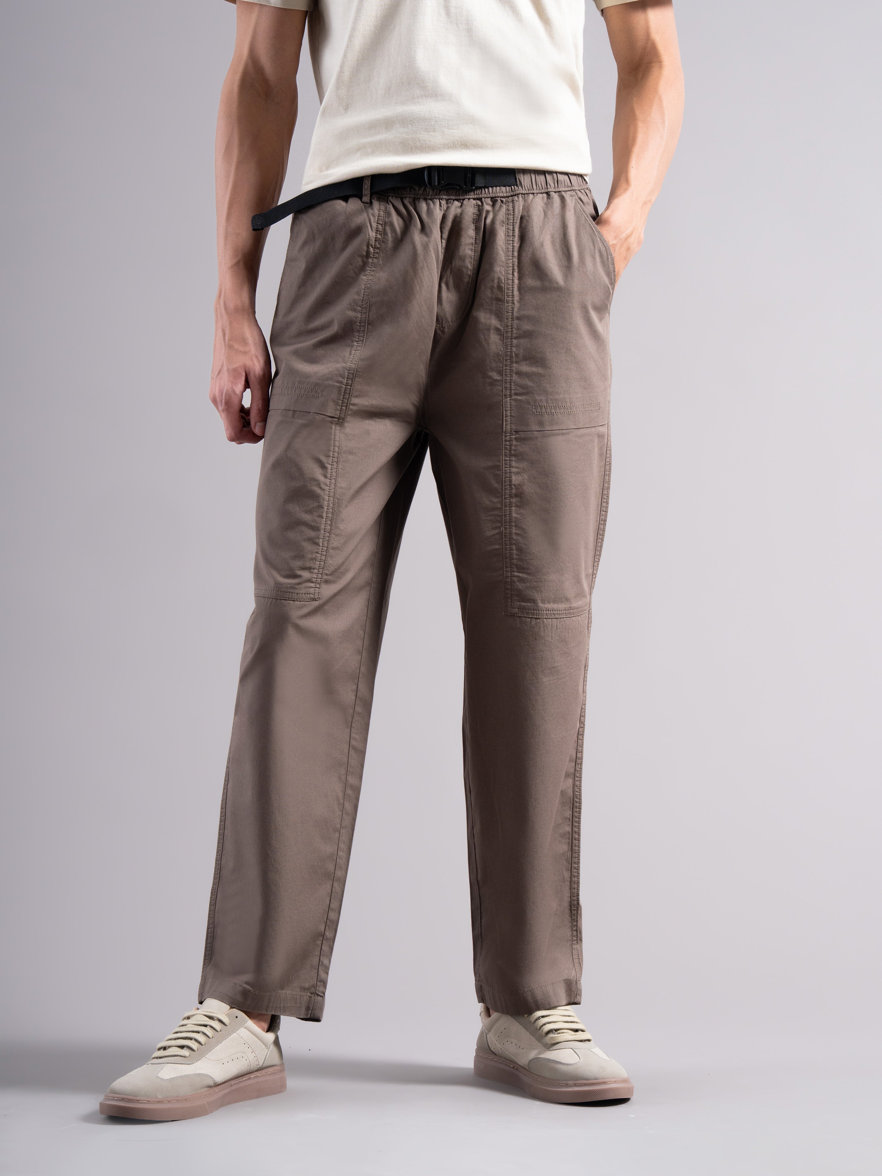 Men Smart Low-Rise Trousers