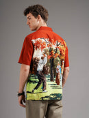 Men Smart Slim Fit Printed Casual Shirt