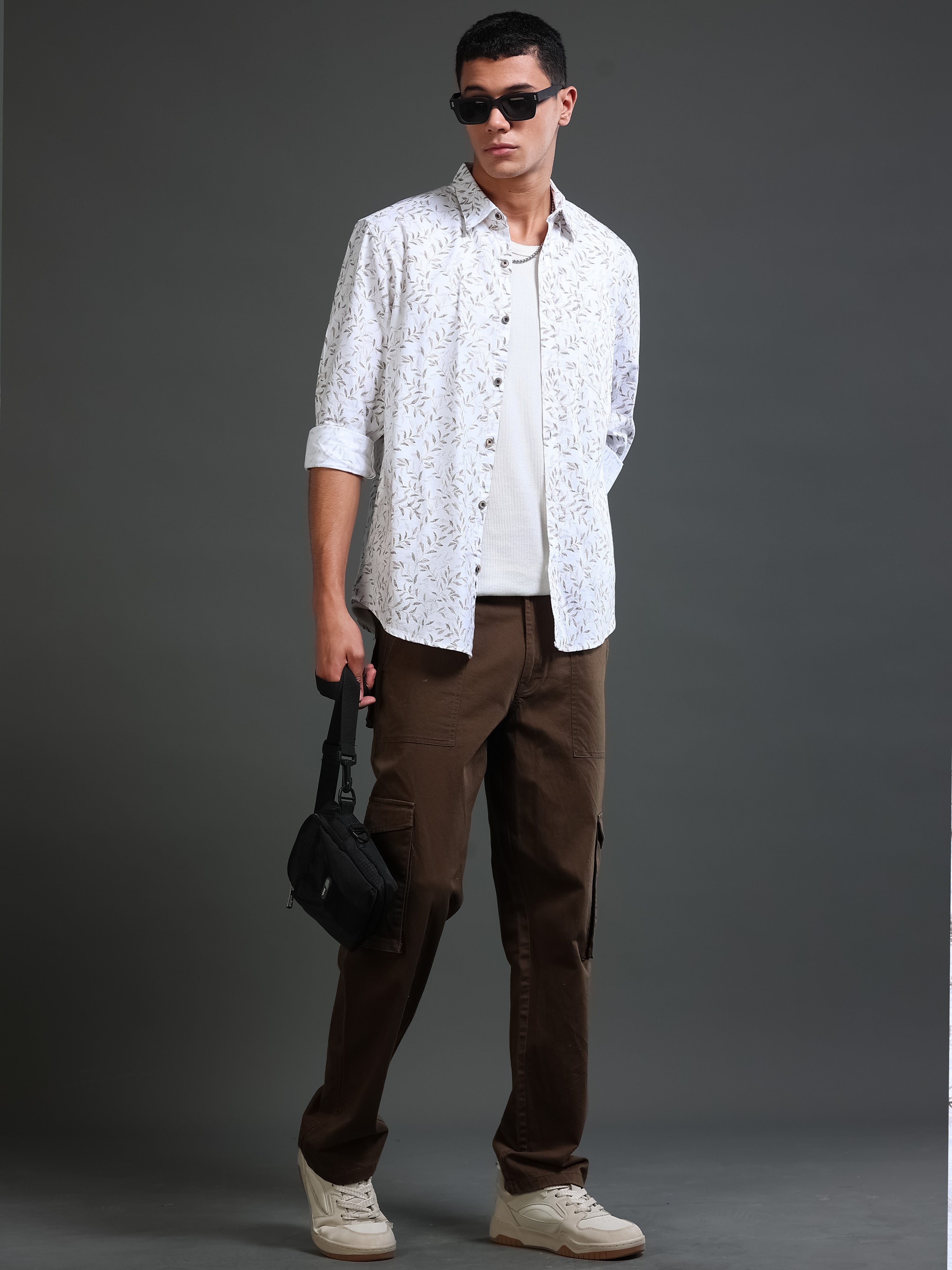 Men's Oxford Twill Prints Shirts