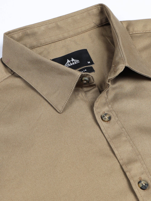 Men's Premium Twill Solid Shirt