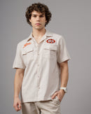 Embroidery Relaxed Fit Shirt