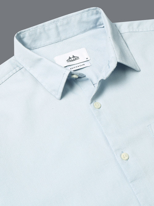 Men Dobby Solid Shirts