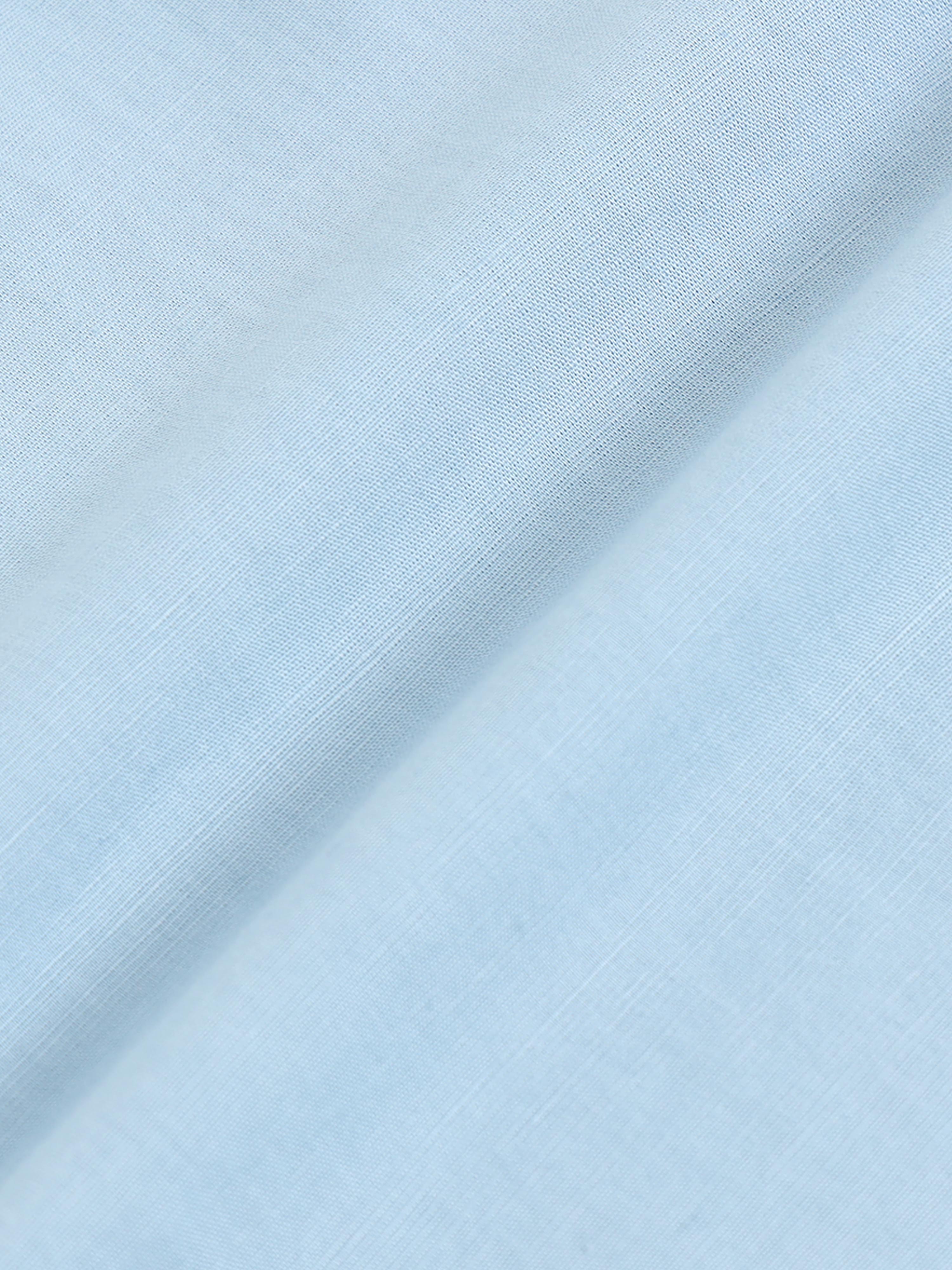Men Smart Cotton Linen Slim Fit Shirt
