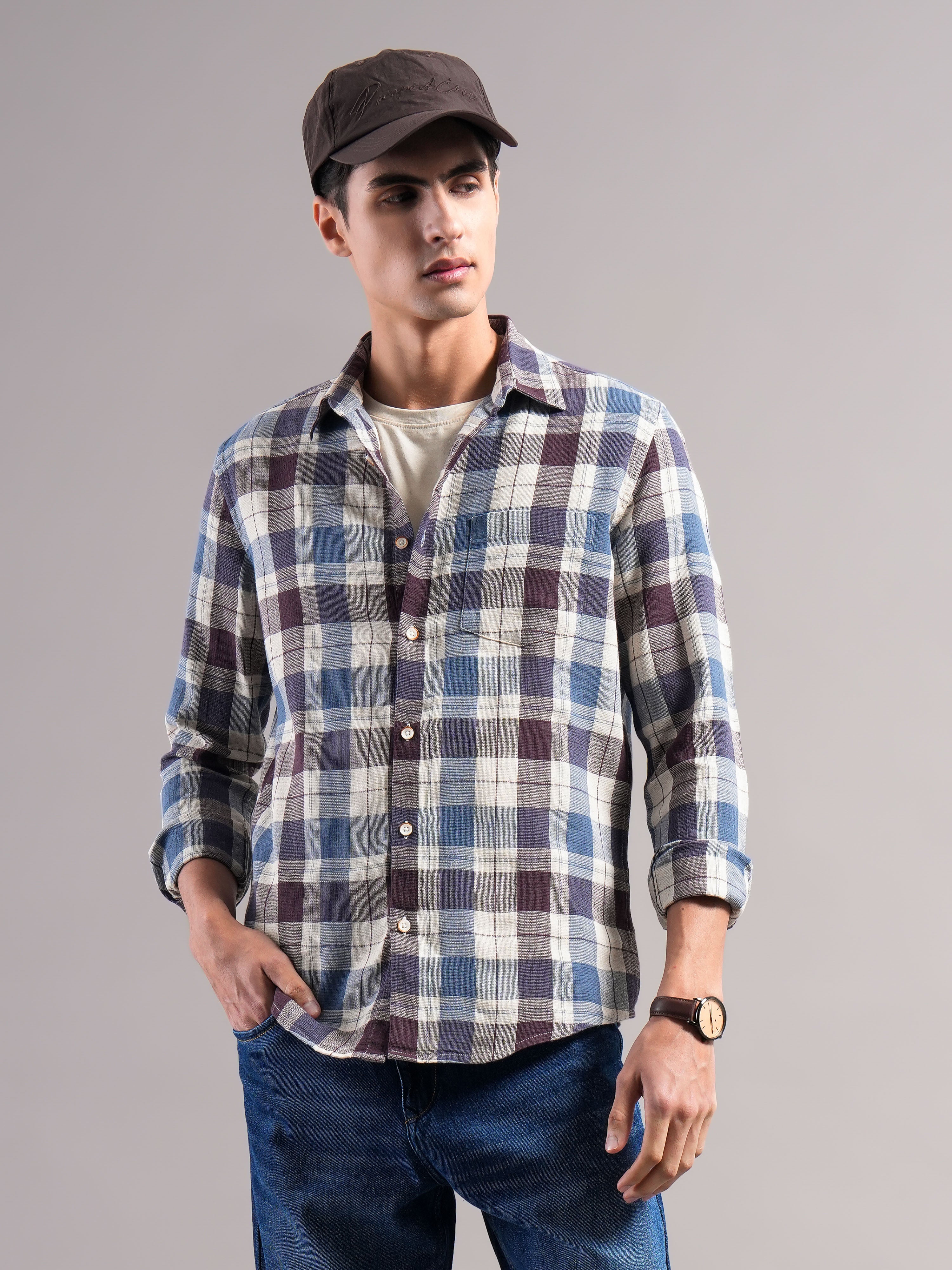Men's Checks Shirt