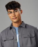 Men Overshirt Fit Shacket