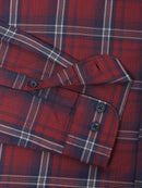 Men Smart Slim Fit Tartan Checks Checked Casual Shirt