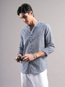 Men Smart Slim Fit Striped Casual Shirt