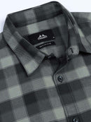 Men's Premium Oxford Checks Green Shirt