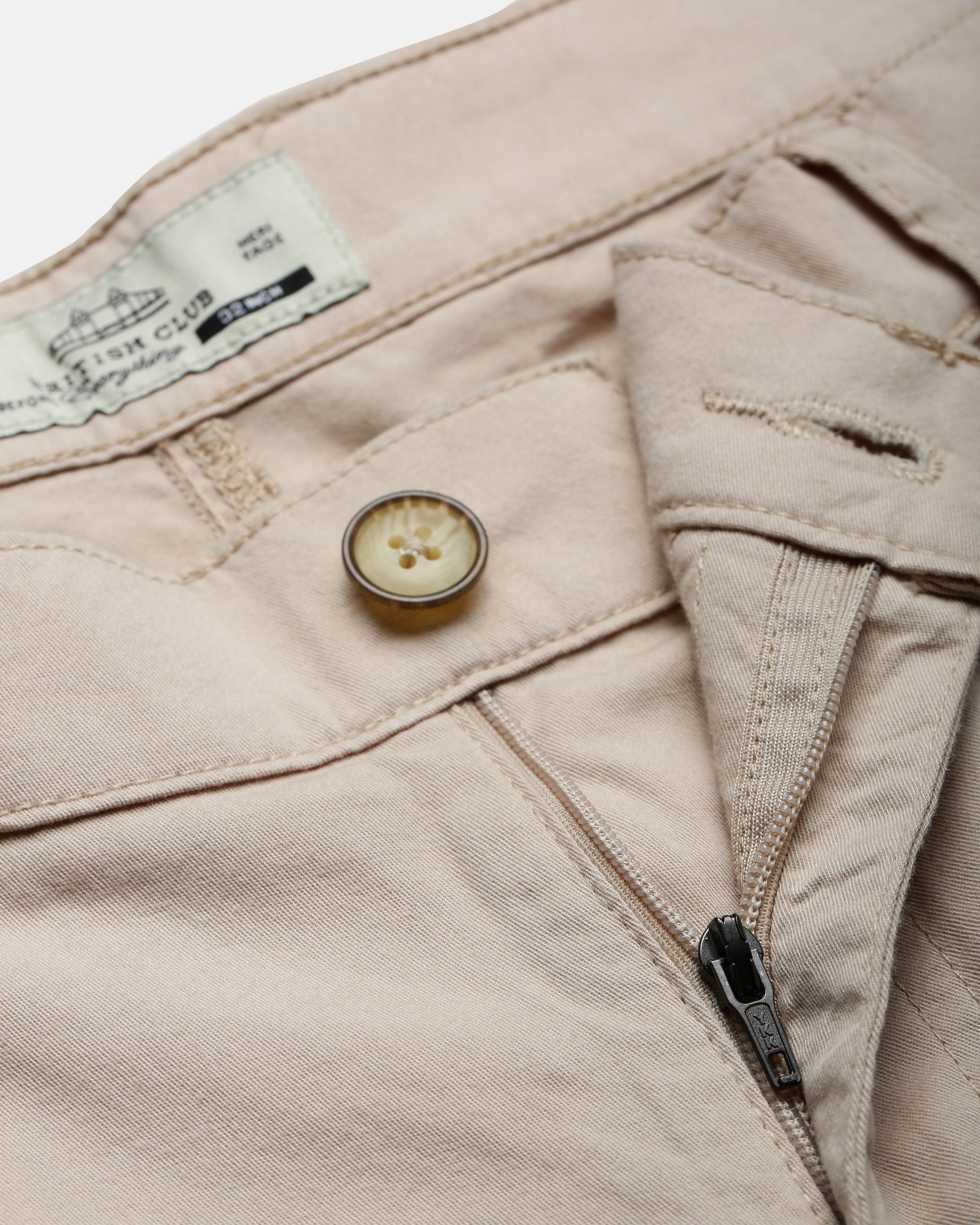 Men Comfort Straight Fit Low-Rise Cargos Trouser