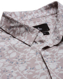 Men Smart Slim Fit Floral Printed Cotton Casual Shirt
