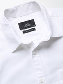 Men's Bird Eye Slim Fit  Dobby Shirt