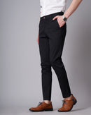 Slim Fit Flat-Front Trousers