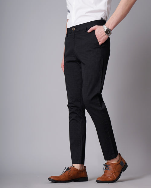 Slim Fit Flat-Front Trousers