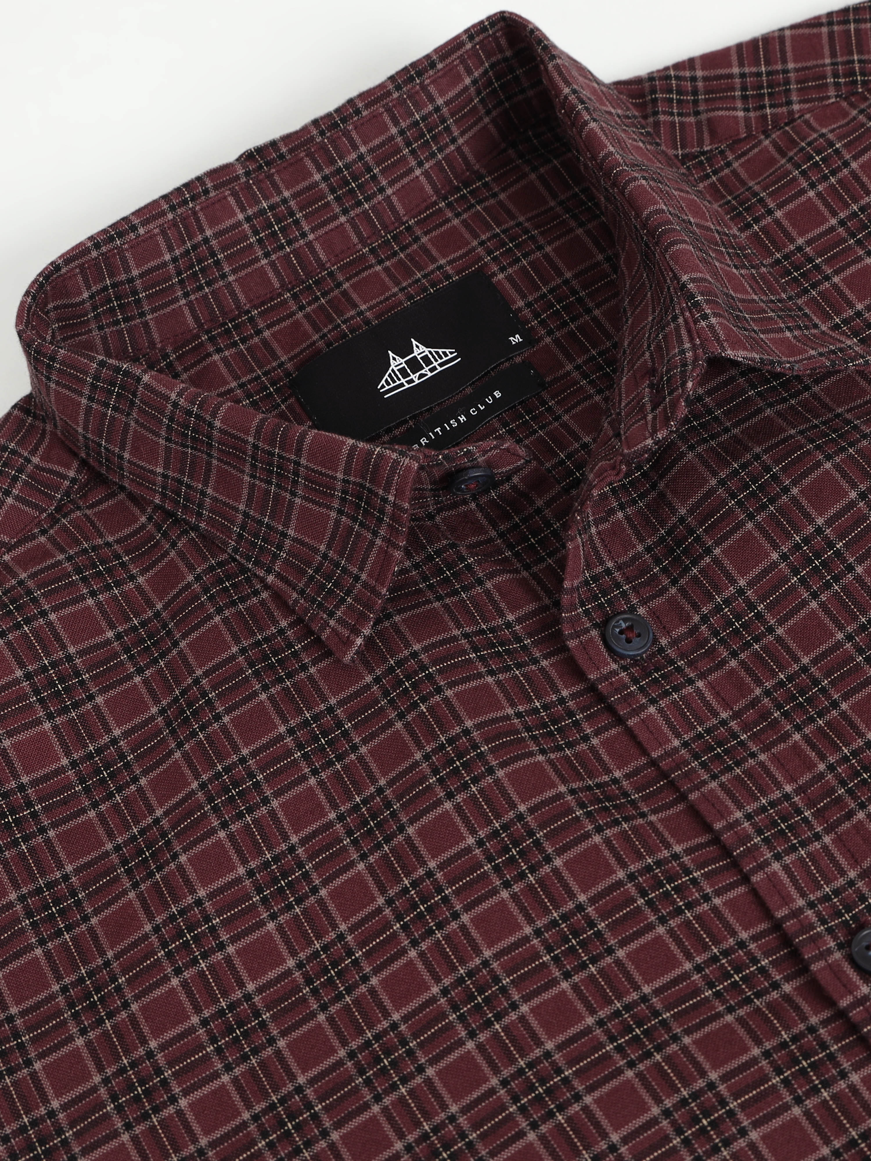 Men Smart Slim Fit Checked Casual Shirt