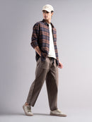 Men Smart Low-Rise Trousers