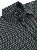 Men Smart Slim Fit Checked Casual Shirt