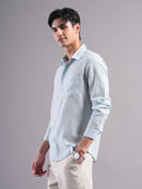 Men Smart Slim Fit Striped Casual Shirt