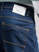 Men Smart Slim Fit Mid-Rise Light Fade Jeans