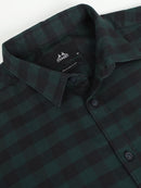 Men Smart Slim Fit Buffalo Checks Checked Casual Shirt