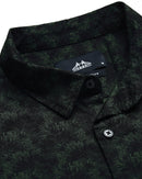 Smart Slim Fit Floral Printed Spread Collar Cotton Casual Shirt